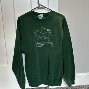 Deer lake green sweat shirt large